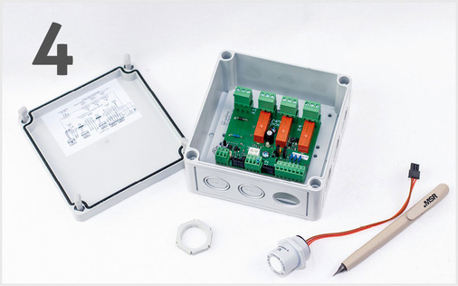 4. Verschließen Sie das Gehäuse wieder und der neu kalibrierte Sensor ist sofort einsatzbereit. - © MSR-Electronic GmbH