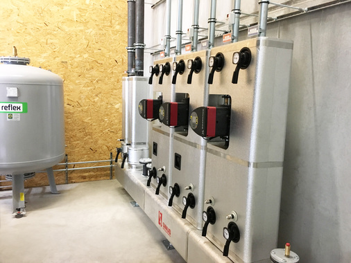 ProfiFixx mit angeschlossener Reflex-Druckhaltestation Variomat