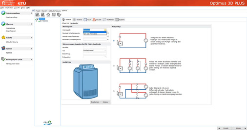 Der Wärmepumpen-Check des ETU-Planers ermöglicht eine schnelle Analyse und Bewertung der Anlagen-Situation und einer potenziellen Wärmepumpen-Nutzung - © Hottgenroth Software AG