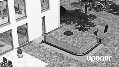 Uponor Ecoflex bietet komplette Systemlösungen und Know-how mit Produkten aus eigener Fertigung, von vorgedämmten Versorgungsleitungen bis zur Übergabestation im Gebäude. - © Uponor GmbH