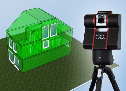 3D-Raumaufmaß mit HottScan
