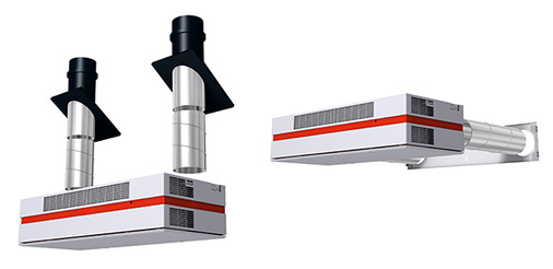 Exhausto by Aldes: Luftanschlüsse beim VEX308.
