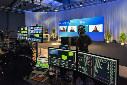 Impressionen aus den Studios der ISH digital 2021.