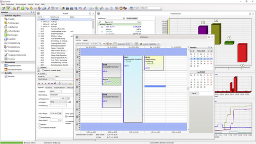 Bild 11 Graphische Übersichten vereinfachen den Überblick. - © IsyControl Software
