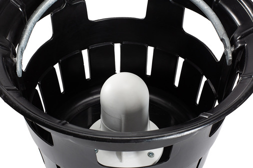 Rehau: Autarker Füllstandssensor im Schmutzfangeimer.