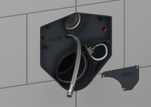Tece: Das neue Teceprofil WC-Modul lässt sich standardmäßig auf elektronische Dusch-WCs nachrüsten.