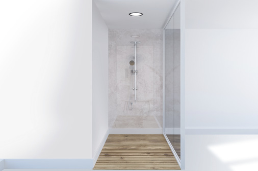 Roth: Vipanel Brillant Marmor-Weißrosé.