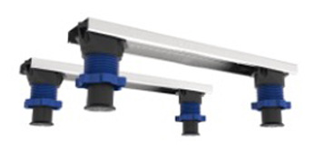 Installationsset für die Duschfläche Geberit Olona.