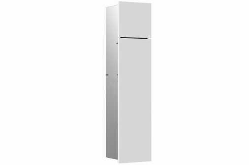 emco Bad: asis pure wird nahezu bündig in die Wand eingebaut.
