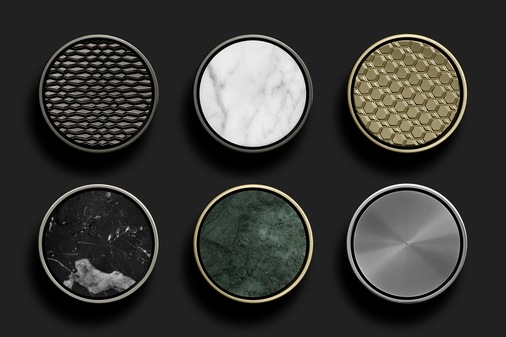 Dornbracht: Individuelle Kombinationsmöglichkeiten von Oberflächen und CYO-Griffeinsatz.