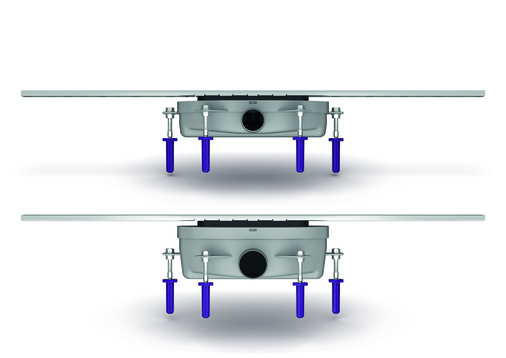 Kessel: Linearis Infinity 60 (0ben) hat eine Einbauhöhe von nur 60 mm und ist damit laut Anbieter die flachste Duschrinne am Markt.