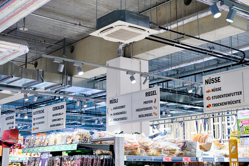 Daikin: CO 2  Roundflow Zwischendeckengerät.