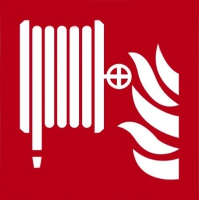 Brandschutzzeichen  F002  Löschschlauch