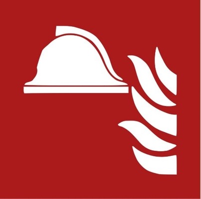  Brandschutzzeichen  F004   Mittel und Geräte zur Brandbekämpfung