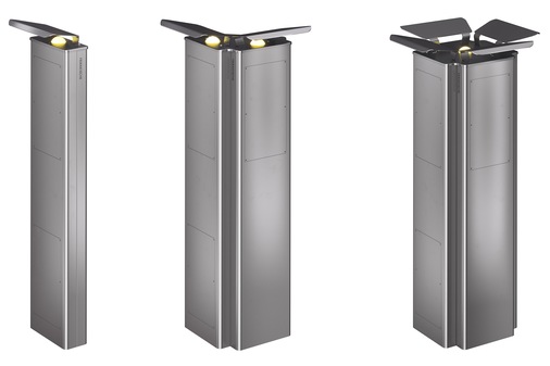 Fränkische: eFlex-Stelen Basic I Top, Advanced Top und Comfort Top.