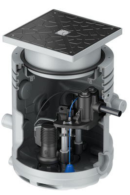 ACO Haustechnik: Abwasserhebeanlage Muli-Flex.