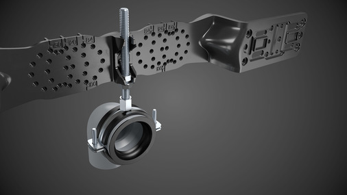 Fränkische: alpex Wandanschluss.