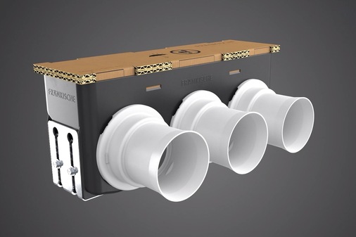 Fränkische: Luftdurchlassbox 90°.