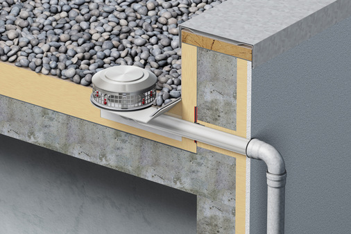 ACO Haustechnik: Attikaablauf Spin / Jet.