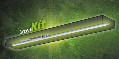 Regiolux: Leuchte-in-Leuchte-Konzept GreenKit.