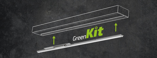 Regiolux: Leuchte-in-Leuchte-Konzept GreenKit.