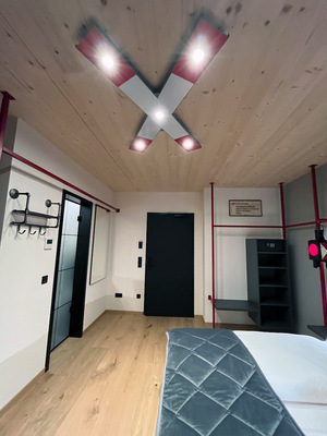  Die stilvoll eingerichteten Hotelzimmer werden von der Fußbodenheizung Uponor Klett mit Wärme versorgt.