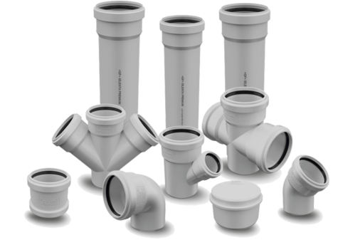 Das Werk Cerkezkoy in der Türkei, auch bekannt als Georg Fischer Hakan Plastik, produziert Abwassersysteme mit Qualitätslösungen wie der GF Silenta Premium (im Bild), GF Silenta 3A oder GF HT-PP Reihe.