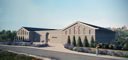 Durch die Verwendung lokaltypischer Materialien wird das Erlebnis ‚Wohnen im Weinberg‘ authentisch.