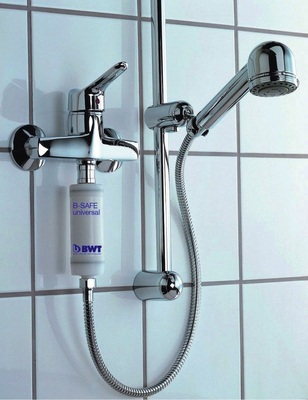 B-SAFE-Filter bieten hygienisch einwandfreies Wasser am Point-of-Use, also direkt in der Dusche oder im Bad.