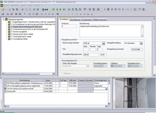 Von der Adressverwaltung über die Bauzeiten-, Büro- und Projektplanung bis zum Mängelmanagement — AVA-Software ist multifunktional. - © Arriba planen
