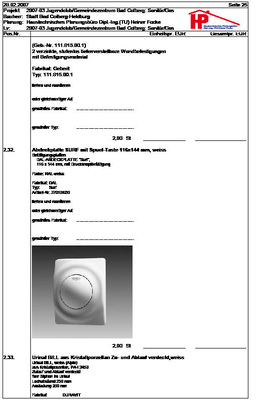 Durch Artikelfotos und/oder CAD-Zeichnungen ergänzt, erhalten LV-Texte zusätzliche Aussagekraft.
