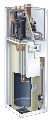 Viessmann: Kompakt-­Wärmepumpe „Vitocal 222-G“.