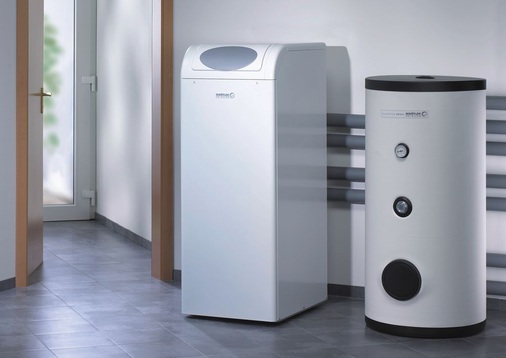 Brötje: Sole/- bzw. Wasser/Wasser-Wärmepumpe „SensoTherm BSW“. - © Brötje
 Brötje: Sole/- bzw. Wasser/Wasser-Wärmepumpe „SensoTherm BSW“.