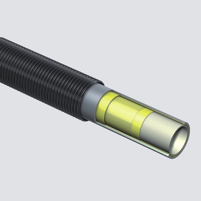 Tece: Fünfschichtrohr mit Sauerstoffsperrschicht.