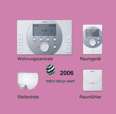 Das Design der Synco living-Komponenten wurde im letzten Jahr mit dem renommierten reddot design award ausgezeichnet.