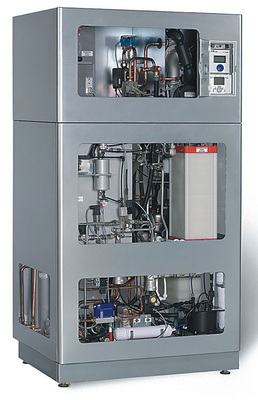 Brennstoffzellen-Heizgerät Beta 1.5 Plus von Baxi Innotech (vormals european fuel cell GmbH).