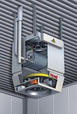 Hoval: Umluft- und Zuluftgerät TopVent mit Gasfeuerung.