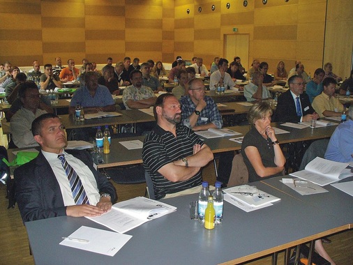 Fachforum Legionellen an der Bayerischen Verwaltungsschule. Das Interesse am Thema Legionellen in der Branche ist weiterhin sehr hoch.