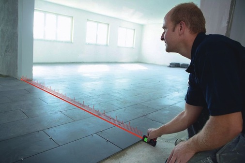 Boden nicht begehbar? Kein Problem: per Laserstrahl lassen sich wichtige Maße dennoch ermitteln.