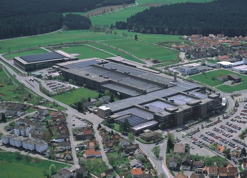Produktionsstandort der Firma Arburg in Loßburg/Schwarzwald.