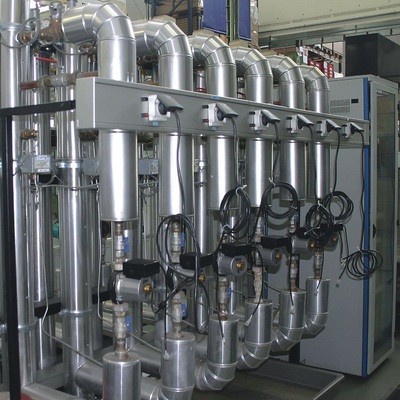 Einen besonders hohen ­Stellenwert hat in Aubigny die Qualitätssicherung. Das Testlabor erlaubt um­fassende Untersuchungen, beispielsweise zu Lang­lebigkeit und Geräusch­entwicklung.