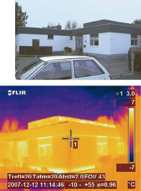 Einen Kindergarten in Rödermark hat das Ingenieurbüro PGT mithilfe der Planungs­software DDS-CAD einer energetischen Gebäudeuntersuchung unterzogen. PGT setzt dabei auch die Thermografie ein, um Schwachstellen zu erkennen. Ergebnisse der Heiz­l­astberechnung. - © PGT
