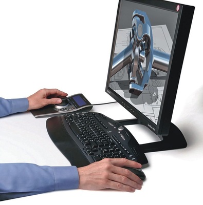 Hardware-Ergonomie: Für eine effizientere 3D-CAD-Eingabe und -Bearbeitung sind 3D-Eingabegeräte sinnvoll.