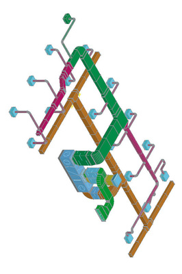 Bild 1Anlagenbeispiel zum Nachweis der Amortisationszeit einer Kanalsausführung mit der Dichtheitsklasse C gegenüber A (siehe Tabelle 1).