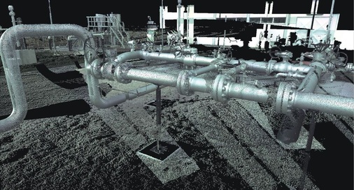 In wenigen Minuten erzeugen Scanner-Systeme Millionen von 3D-Raumkoordinaten (sogenannte Punktwolken) — extrem schnell und präzise.