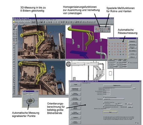 Auch Fotogrammetrie-Software kann ergänzend für die dreidimensionale Erfassung technischer Anlagen eingesetzt werden.