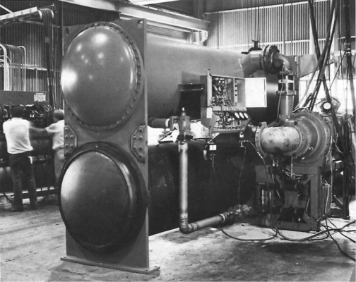 McQuay Turboprüfstand 1962. - © aircool / McQuay
