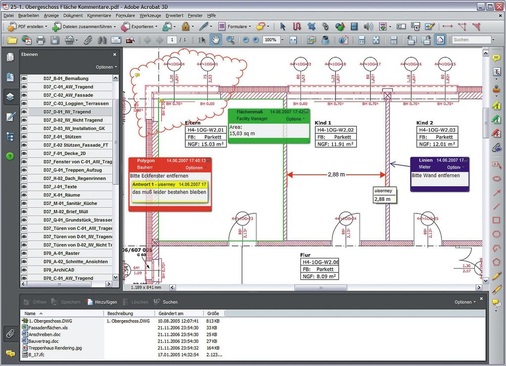 Für das papierlose Korrigieren oder Kommentieren von 2D-Plänen oder Dokumenten hat sich PDF längst etabliert - © Adobe
