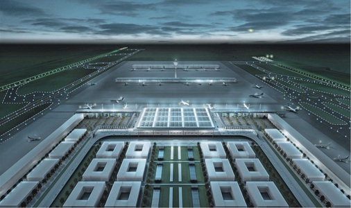 b.i.g.-Referenz Flughafen BBI, Berlin Brandenburg International: Nachrichtentechnische zentrale Systeme, Planung Terminal Elektrotechnik/ Nachrichtentechnik. - © b.i.g. bechtold Ingenieurgesellschaft
