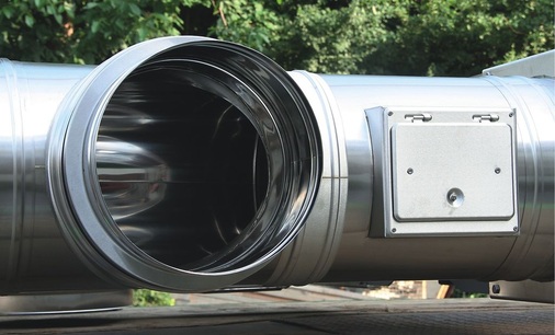 Bild 6 Doppelwandiges Edelstahlabgassystem Schiedel ICS.